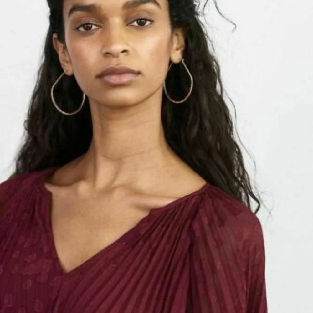 ANTHROPOLOGIE TOULON PLEATED MINI DRESS.  SZ S